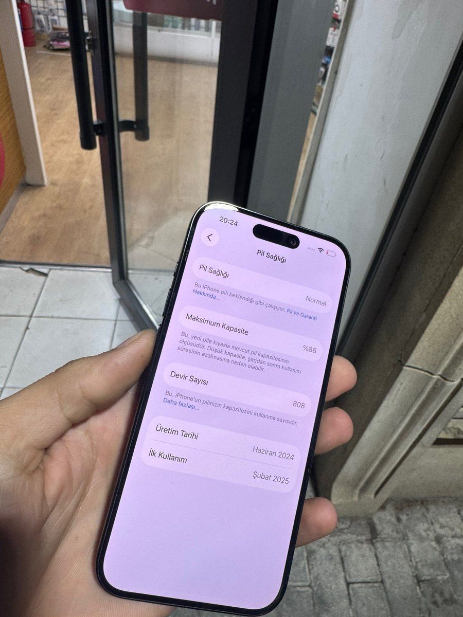 Apple iPhone 15 Pro Blue Titanium 128GB/8GB — Smartfonlar, Bakı (3)