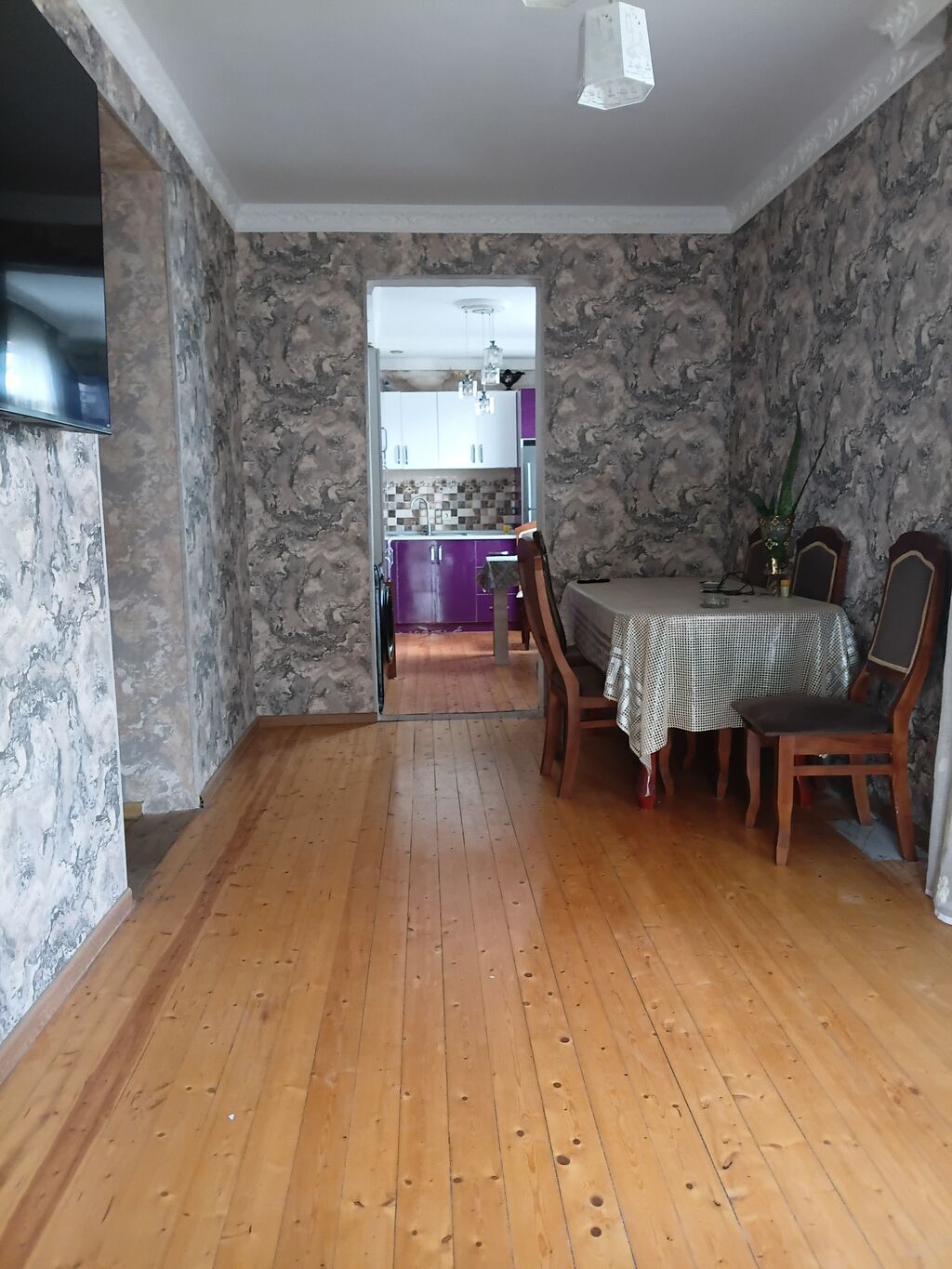 3 otaqlı mənzil/evin icarəsi/satışı üçün təsvir - Plan: geniş zal, 2 — Mənzil, Digah (7)