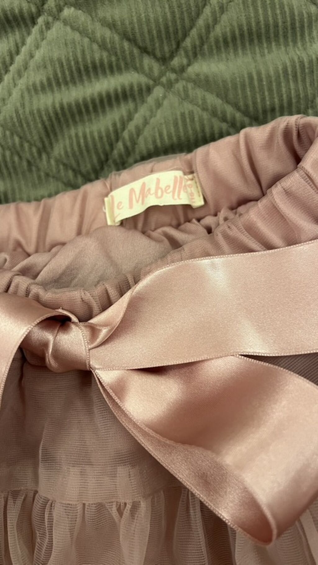 Le Mabelle qız uşaq ətəyi – pudra/çəhrayı tonlarda tül tutu model 4-5 — Qızlar üçün yubka, Bakı (2)