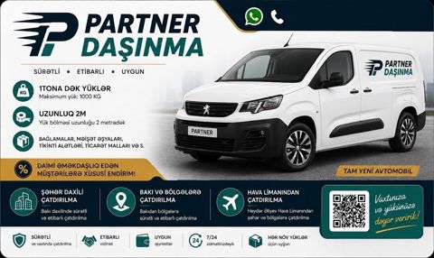 Partner Daşınma – sürətli, etibarlı və uyğun yükdaşıma xidməti Xidmət — Masazır