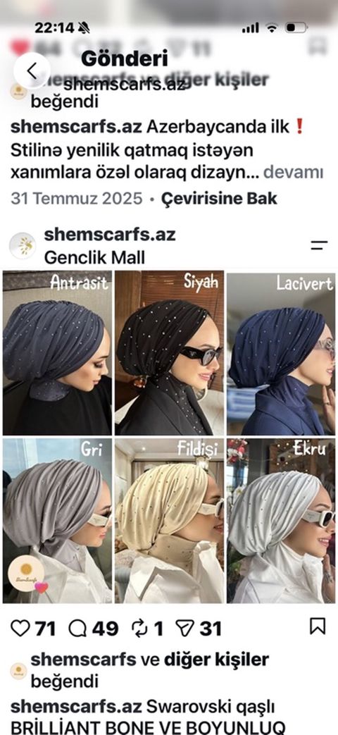 Swarovski qaşlı Brilliant Bone və boyunluq dəsti - Brend — Bakı