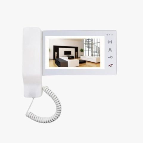 Hermax HR-LT-04 Trubkalı 7" TFT Ekranlı Video Domofon Monitoru Brend — Bakı