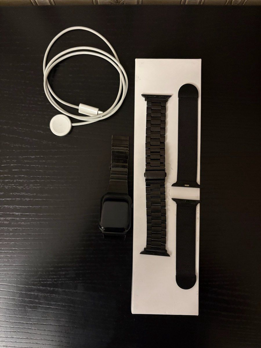 Apple Watch Series 7 Aluminum Midnight 45mm — Ağıllı saatlar və biləkliklər, Bakı (7)