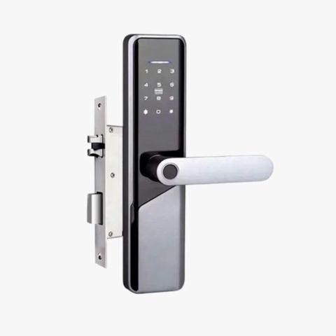 Smart Lock QL-S814 Ağıllı Qapı Kilidi – Barmaq izi, şifrəli giriş və — Bakı