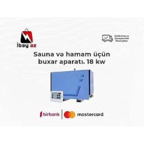 Sauna və Hamam üçün 18 kW Buxar Generatoru Peşəkar hamam, spa, sauna — Bakı