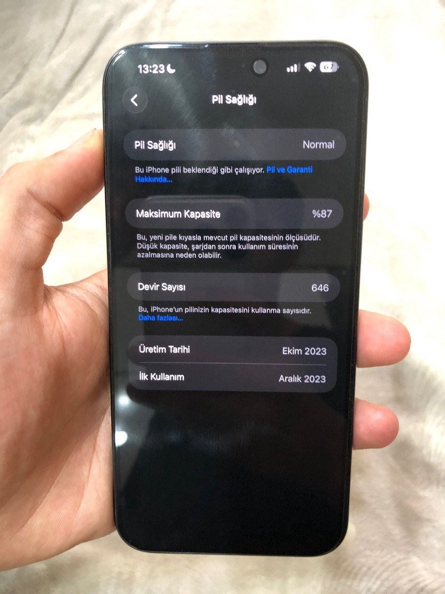 Apple iPhone 15 Pro Max Blue Titanium 256GB/8GB — Smartfonlar, Sumqayıt (6)