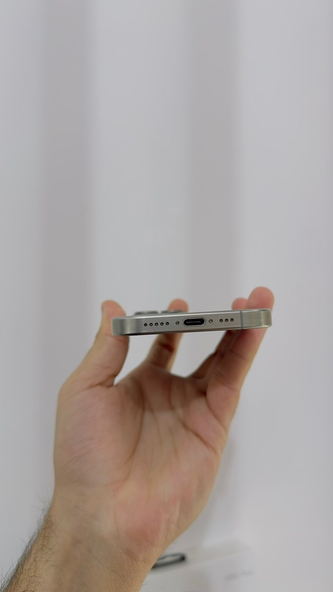 Apple iPhone 15 Pro Natural Titanium 128GB/8GB — Smartfonlar, Bakı (3)