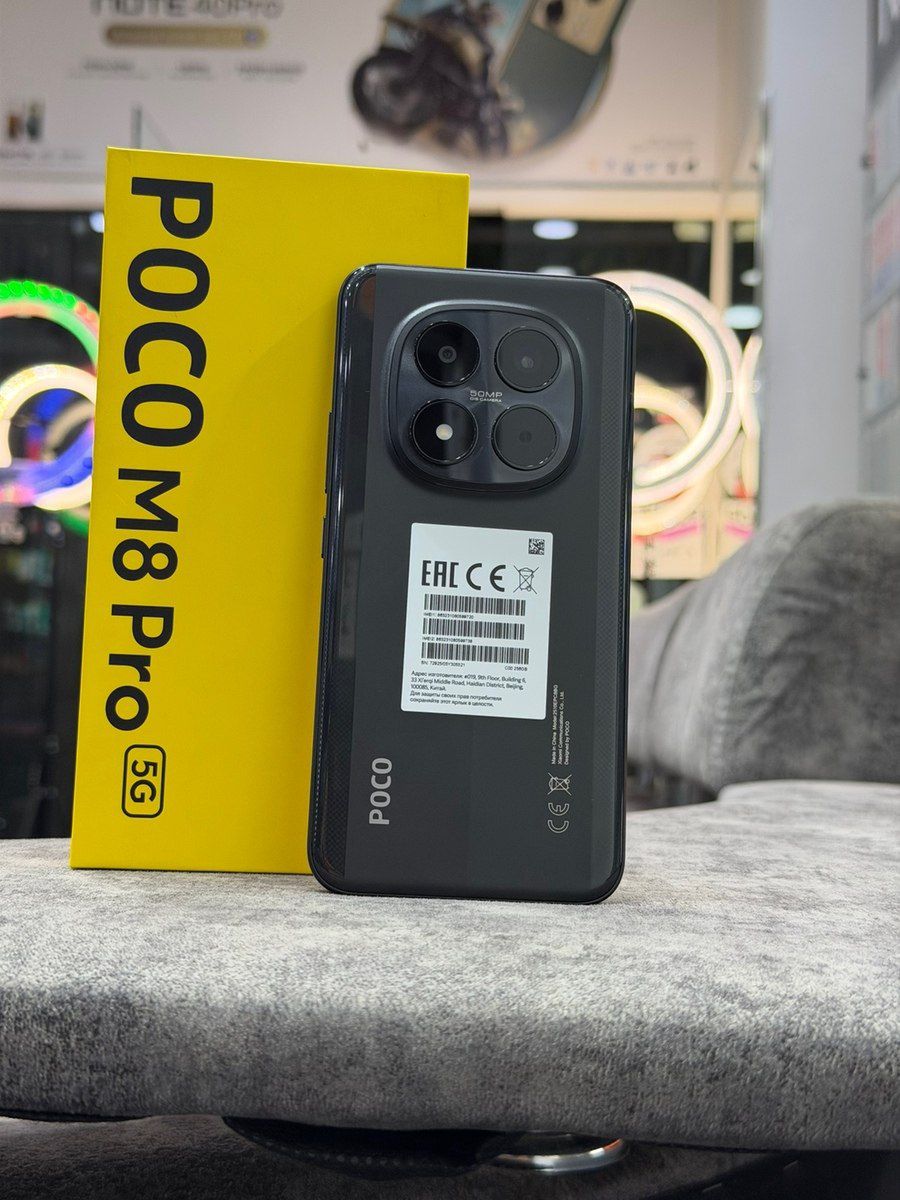 Xiaomi Poco M8 Pro 5G Black 256GB/8GB — Smartfonlar, Bakı (3)