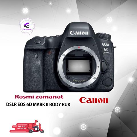 Fotoaparat Canon EOS 6D Mark II Body RUK 1897C031 — Bakı