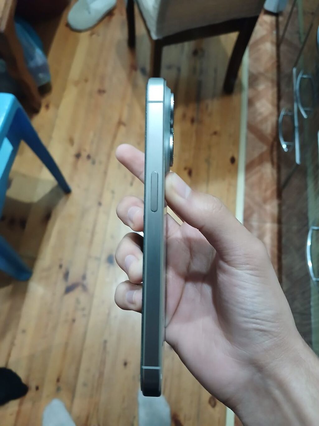 IPhone 15 Pro, Desert Titanium, Qırıq, Barmaq izi, Face ID — Apple iPhone, Masazır
