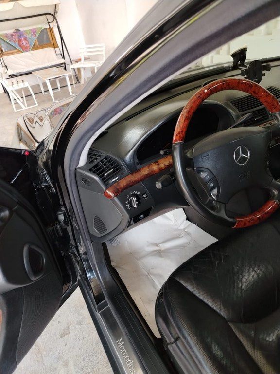 Mercedes S 320, 3.2 L, 2003 il, 350 000 km 99-HY-923 — Avtomobillər, Ağdaş (9)