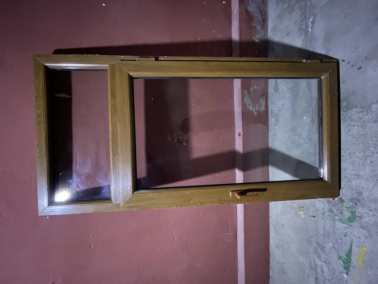 Pəncərə plastik taxta rəngli PVC — Bakı