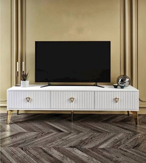 TV üçün tumba 006, 180х55х33 sm, ağ — Bakı