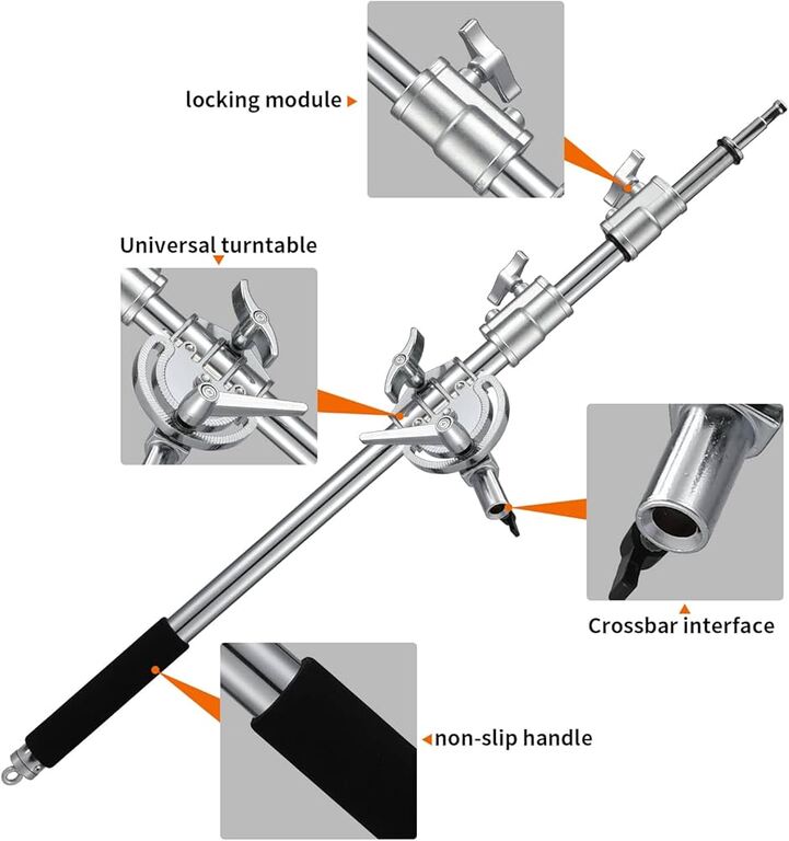 C Stand teleskopik boom arm — Foto və video texnikası, Bakı (3)