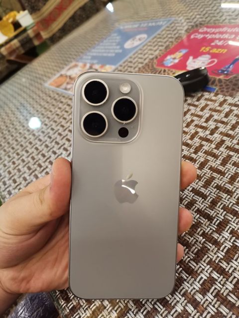 IPhone 15 Pro, 128 GB, Natural Titanium, Face ID — Bakı