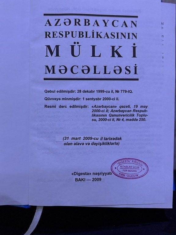 Məcəllə kitabları — Kitablar və jurnallar, Bakı (4)