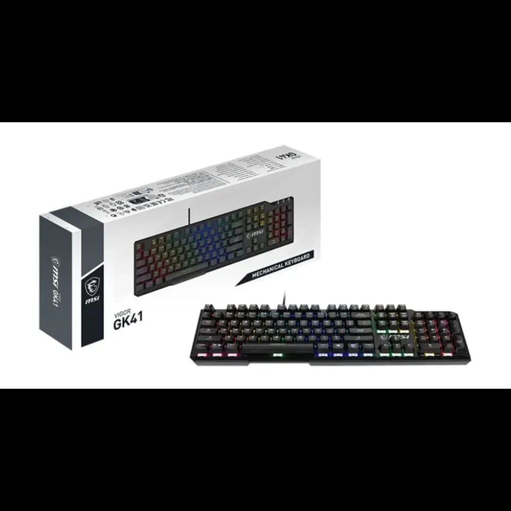 MSI Vıgor GK41 Mexaniki Gaming Klaviatura Form factor: Full Size — Klaviaturalar və siçanlar, Bakı (2)