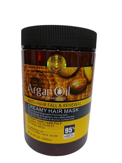 Saç maskası Lightness Argan Oil Anti Hair Fall & Renewal 1000 ml — Bakı