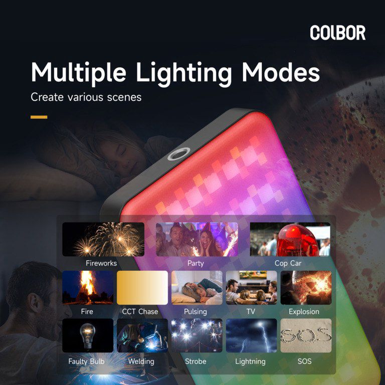 “Colbor PL8R Mark II” RGB video işığı — Foto və video texnikası, Bakı (7)