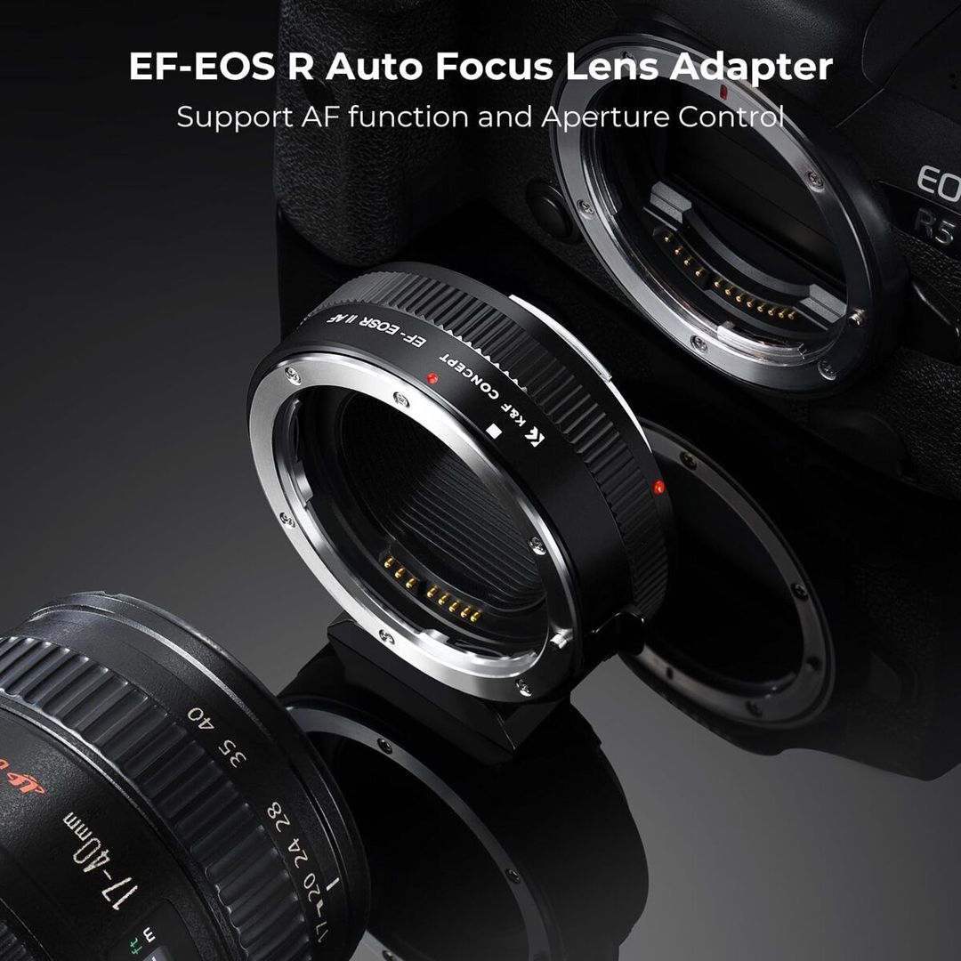 KF concept EOS R linza adapteri (avto fokus) — Foto və video texnikası, Bakı (3)