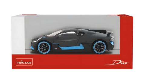 Maşın Rastar, Die cast 1:32 Bugatti Divo, Qara, Plastik — Bakı