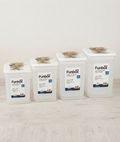 Konteyner dəsti 5674, plastik, 4 əd — Bakı