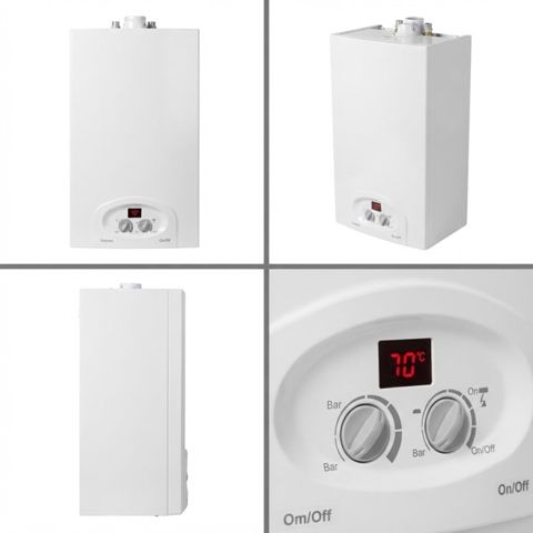Maktek Omega LCD Elektrikli Kombi – 18 kW, 3 faza Qaz xəttinə ehtiyac — Bakı