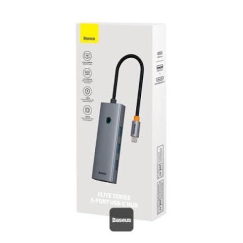 Baseus Flite Series 5-in-1 B00052809813-00 Usb-c HUB Kompakt — Bakı
