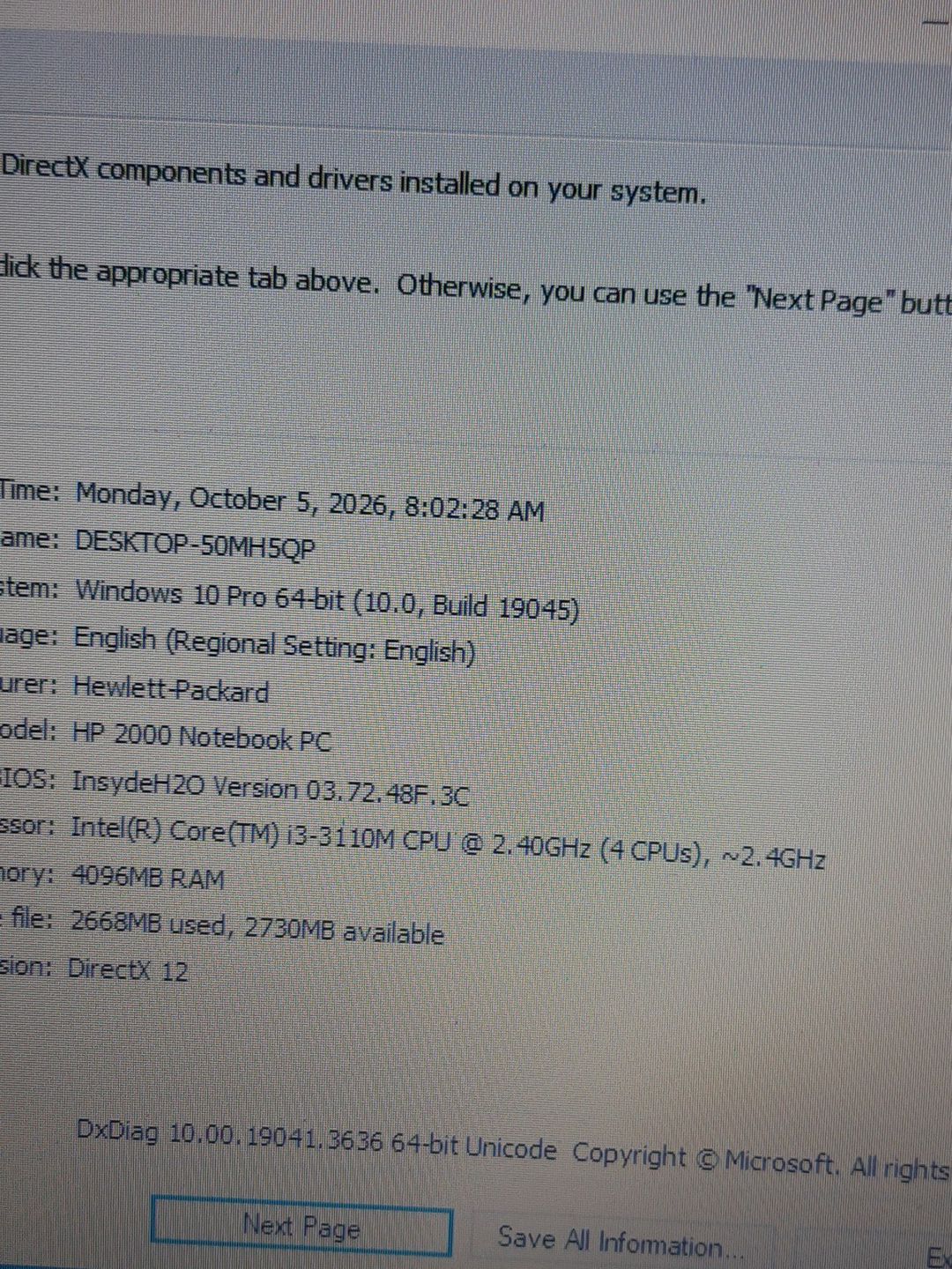 HP 2000 noutbuku — Noutbuklar, Bakı (6)