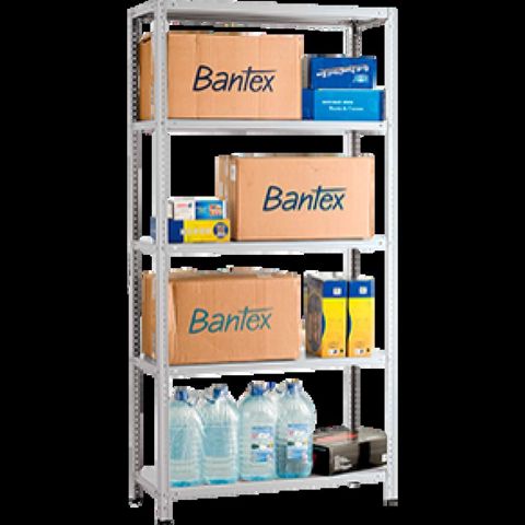 Stellaj MS Strong 185x100x50 sm, 4 rəfli metal MS Strong 185x100x50 — Bakı