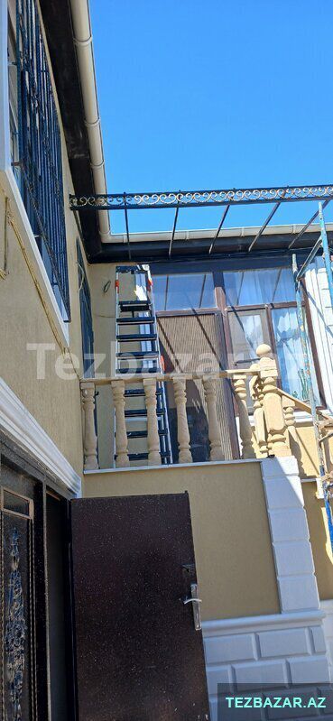 Fasad tarcofka asdar boya isleri — Fasad işləri, Bakı (10)