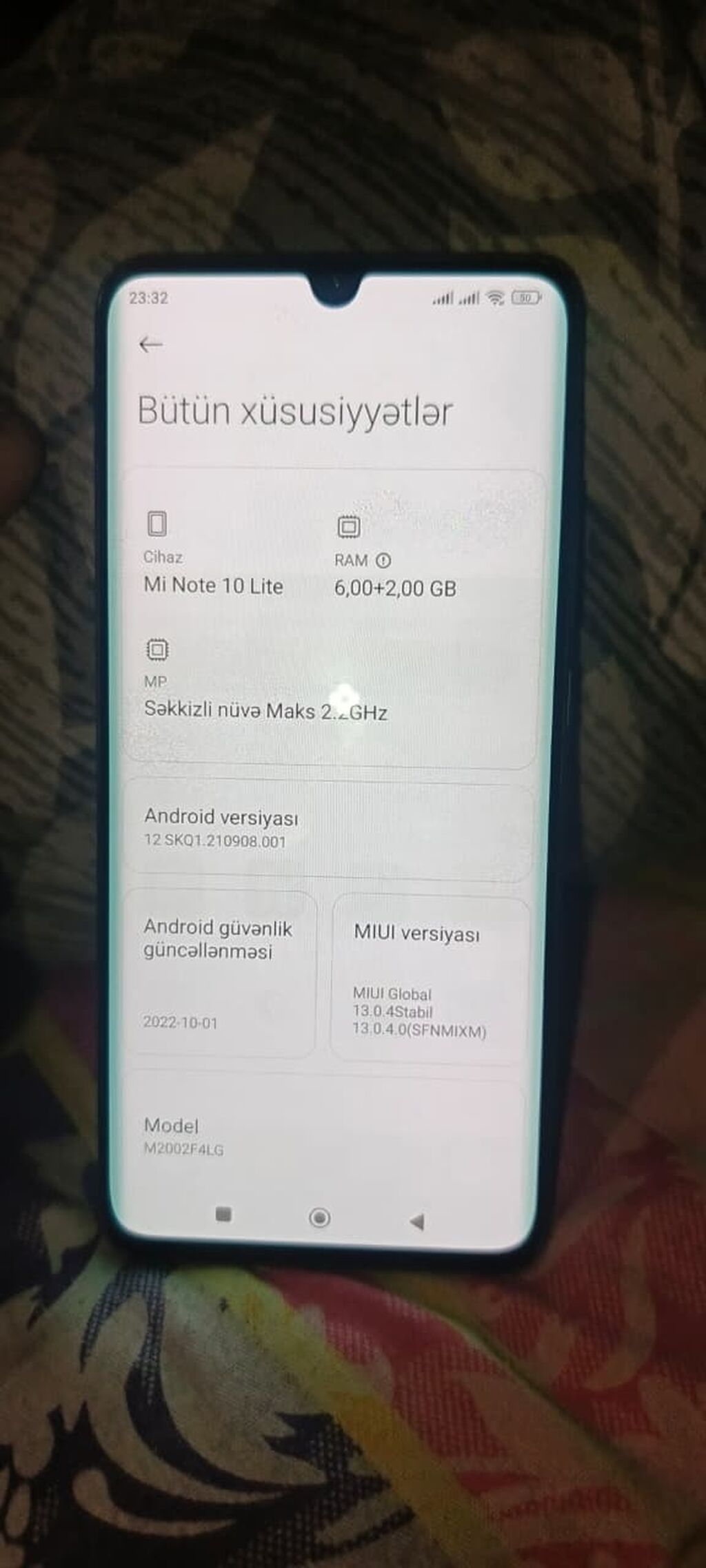 Xiaomi Mi Note 10 Lite, 128 GB, rəng - Qara, İki sim kartlı — Xiaomi, Bakı (2)