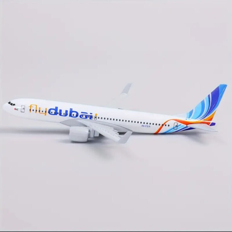 Dəmir təyyarə modeli "Fly Dubay Boeing 737" — Kolleksiyalar, Bakı (3)