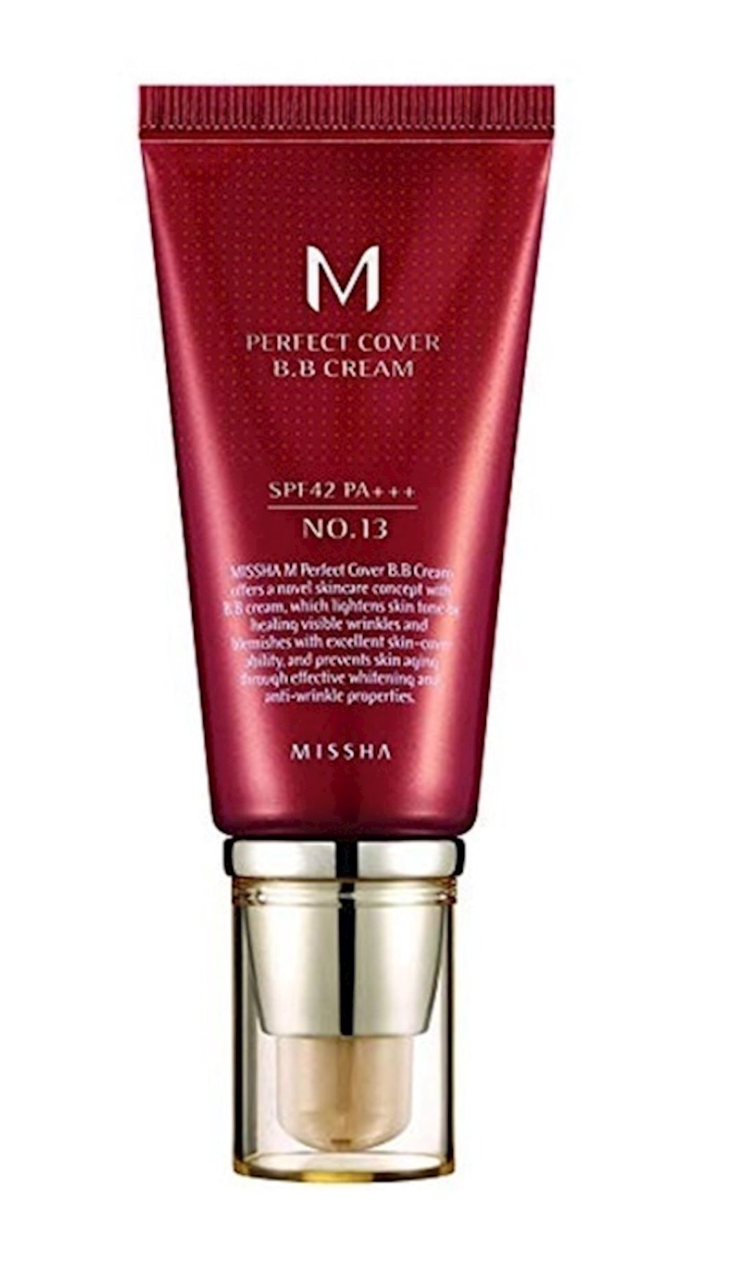 Tonal krem Mıssha M Perfect Cover BB Cream SPF42/PA 13 Bright Beige, 50 ml — Mallar, Bakı