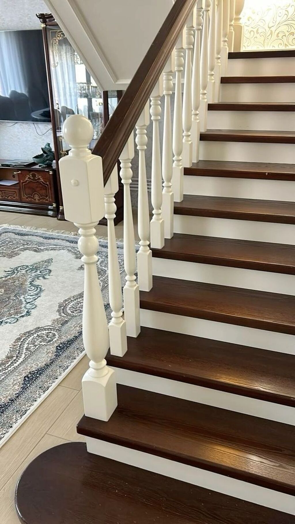 Yeni Pilləkən məhəccəri, Taxta, Ödənişli çatdırılma — Nərdivanlar, Digah (8)