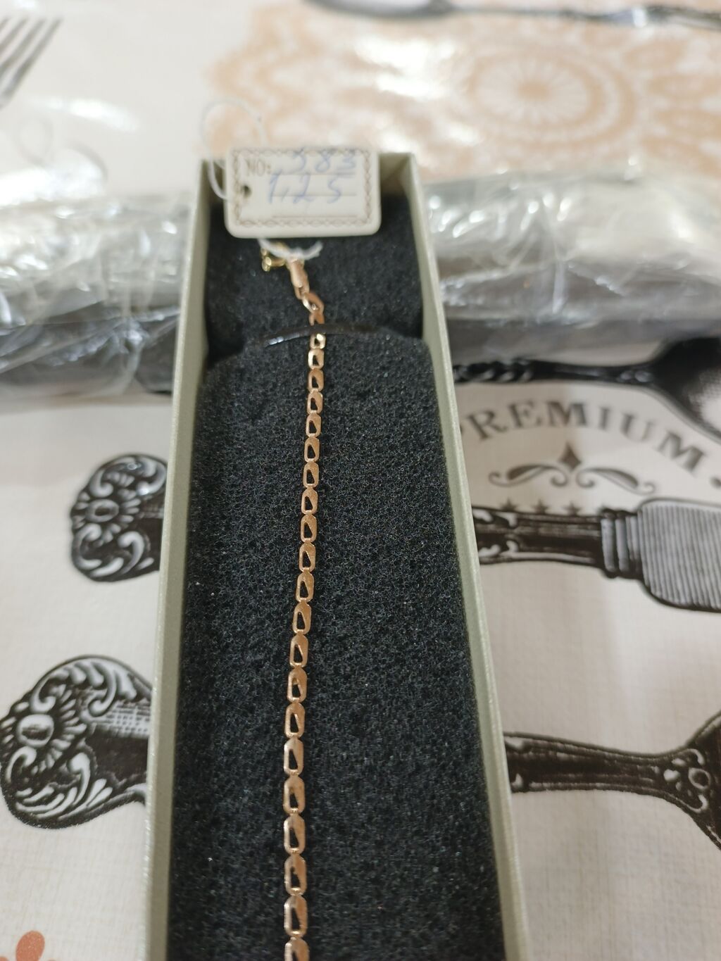 Bilərzik, Tiffany, Sarı qızıl, 585 Əyar, 1 g, Pulsuz çatdırılma — Bileziklər, Xırdalan (7)