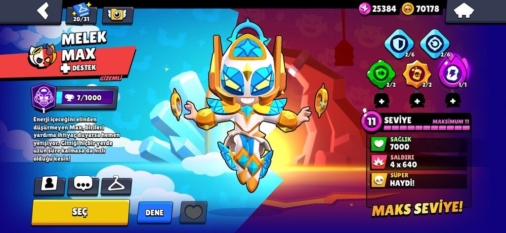 Brawl Stars oyun hesabı – yüksək səviyyəli və zəngin kontentli - Kupa — Şəxsi əşyalar, Masazır (6)