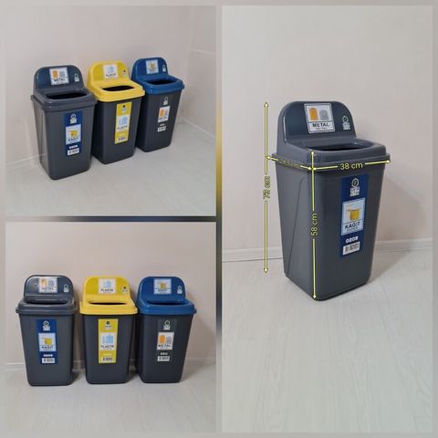 Plastik tullantı qabları — Bakı