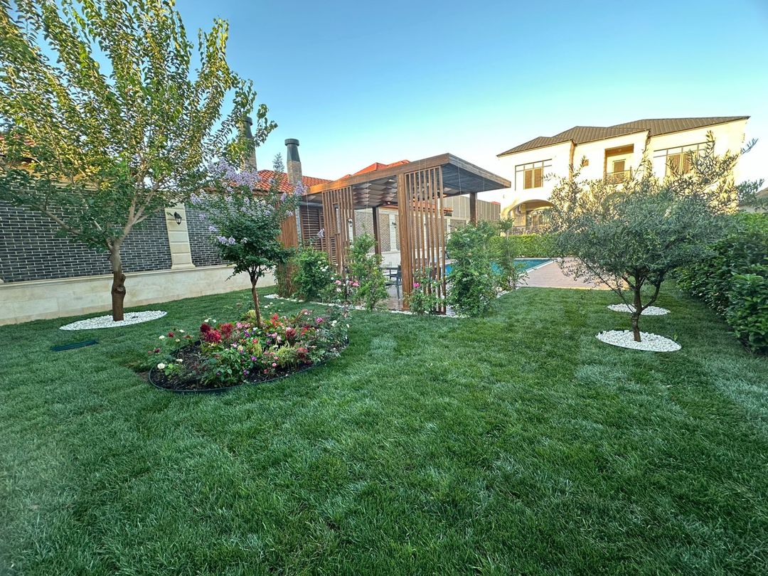 Satılır 11 otaqlı həyət evi/bağ evi 450 m² — Ev, villa, Bakı (4)