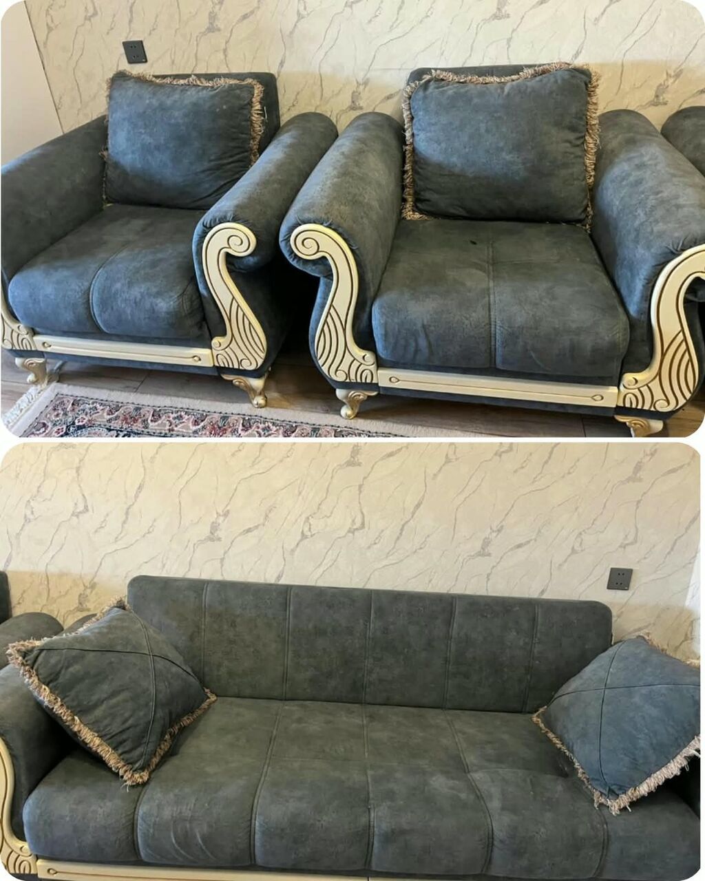 *ZB* *Divan 2KRESLO* Qiymət *300 azn* Divan kreslo bazaldir ünvan — Yumşaq mobilya dəstləri, Bakı