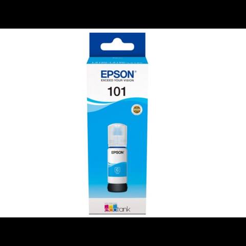 Epson 101 EcoTank C C13T03V24A Cyan Mavi Original Mürəkkəb Şüşəsi — Bakı