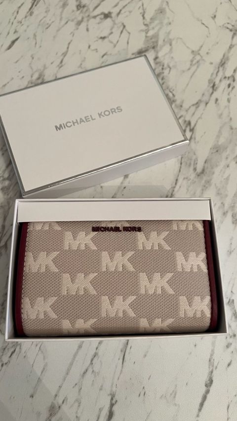 Portmone "Michael Michael Kors – Bryant Medium Logo Jacquard" — Bakı
