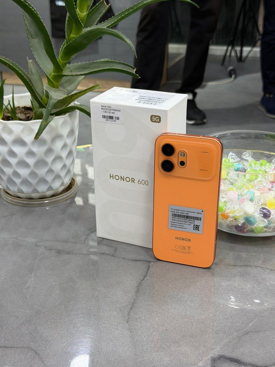 Honor 600 Orange 256GB/8GB — Smartfonlar, Bakı (2)