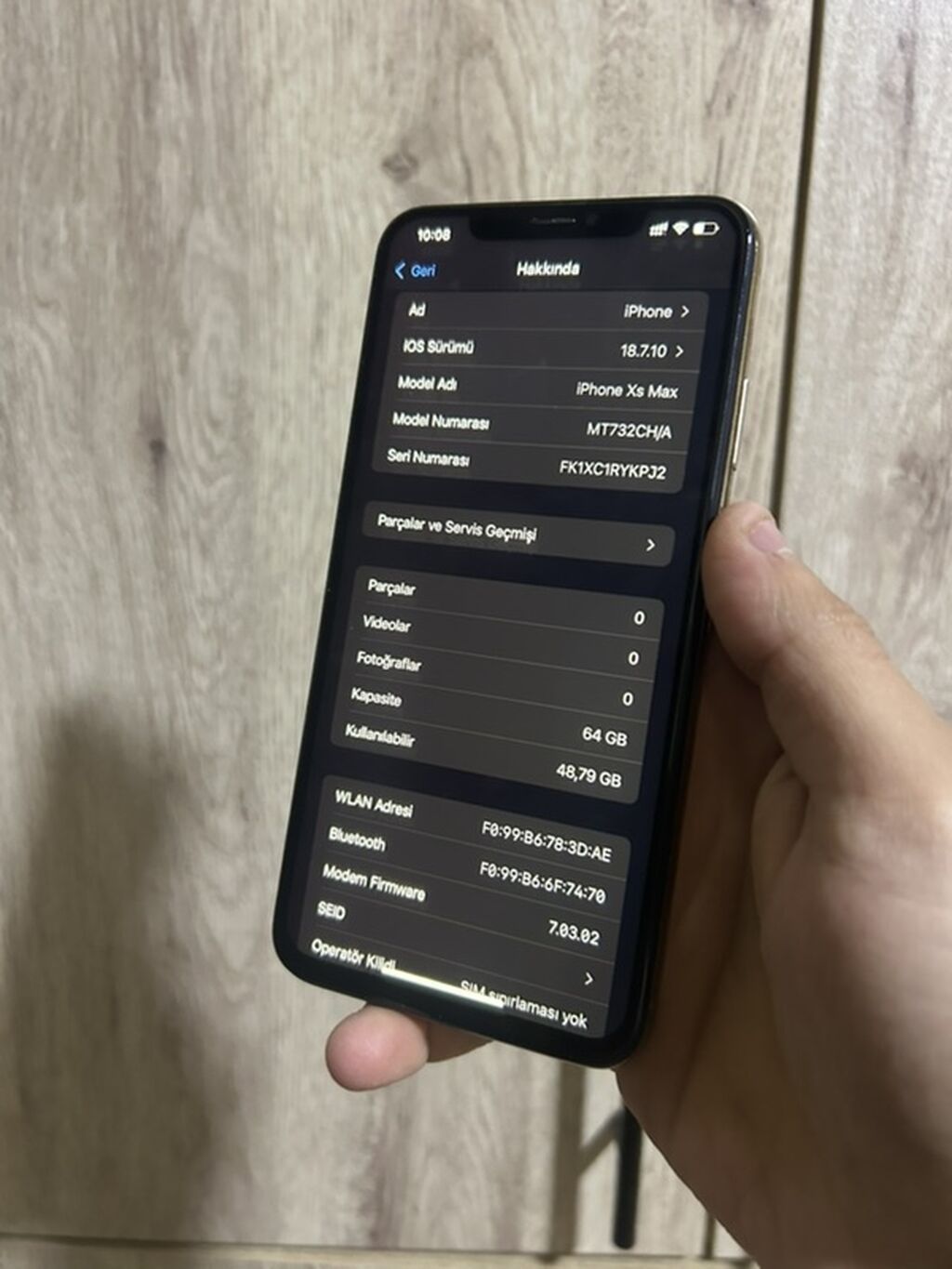 İphone xs max platasi 64 yaddaş 2nomre destekliyir qeydiyati var — Smartfon ehtiyat hissələri, Mehdiabad (3)