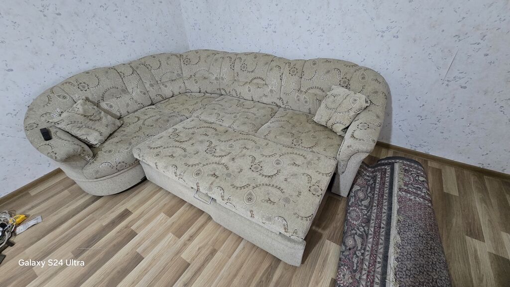 Künc divan, İşlənmiş, Açılan, Bazalı, Parça — Divanlər, Digah (3)