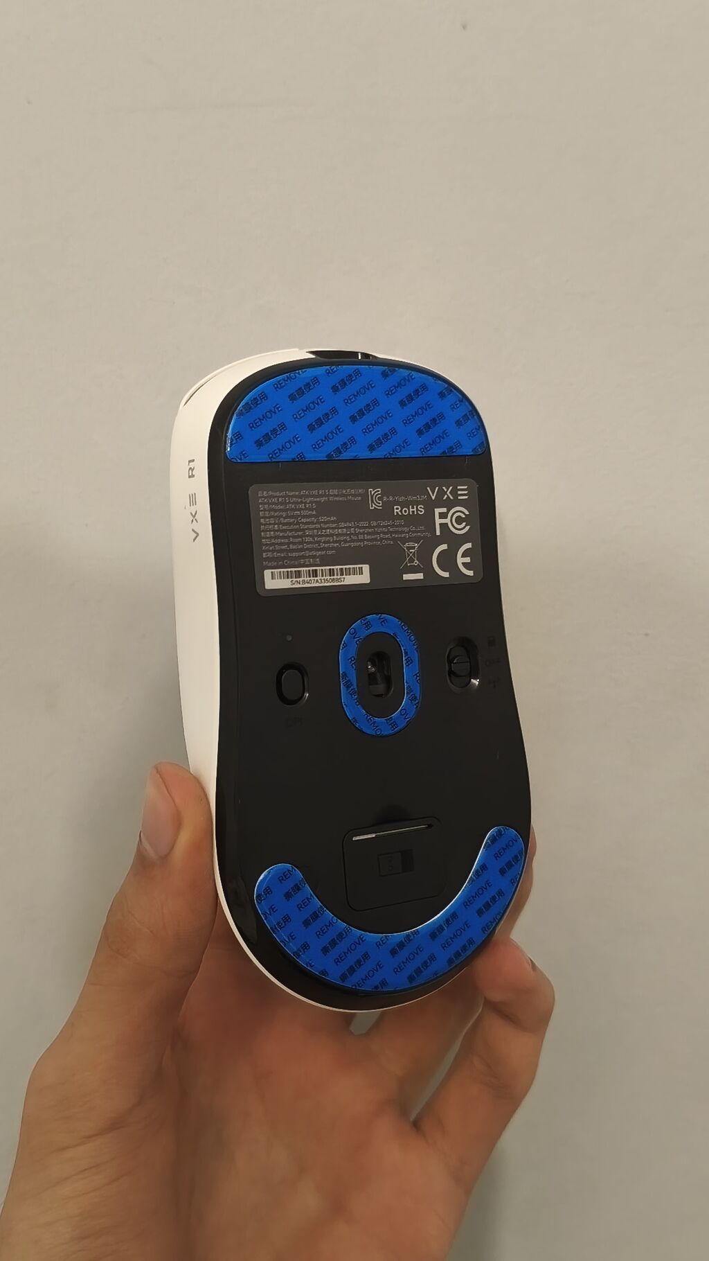 ATK DragonFly VXE R1 S – yüngül simsiz kompüter siçanı - Rəng: ağ — Klaviaturalar və siçanlar, Bakı (5)