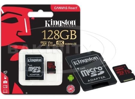 Yaddaş kartı Kingston SDCR/128GB — Yaddaş kartları, Bakı (2)