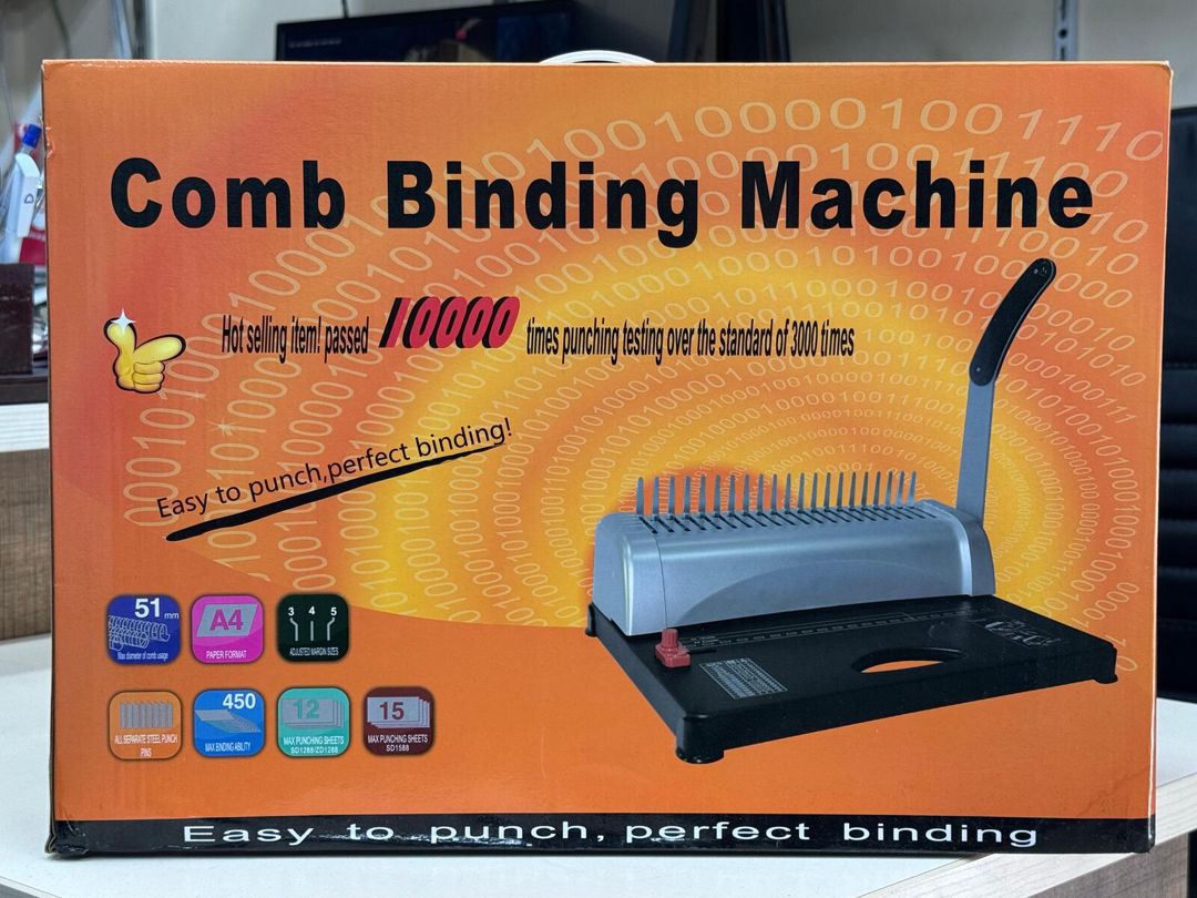 Cildləmə Aparatı (Daraq Binding Machine) – A4 üçün Plastik Spiral — Biznes və avadanlıq, Bakı (2)