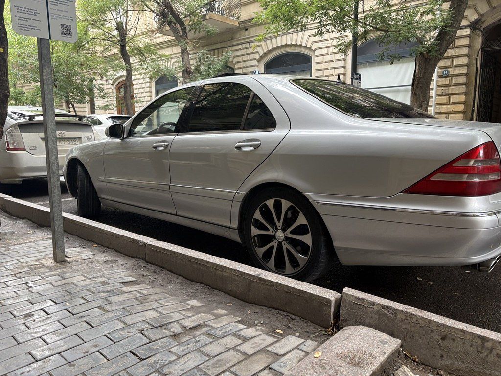 Mercedes S 320, 3.2 L, 2001 il, 310 000 km — Avtomobillər, Bakı (4)