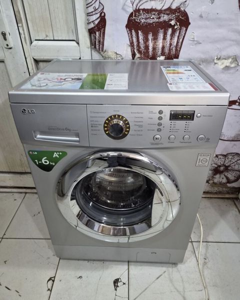 Paltaryuyan maşın LG, 6 kq, İşlənmiş, Avtomat, Qurutma var, Pulsuz çatdırılma, Ödənişli çatdırılma — Bakı